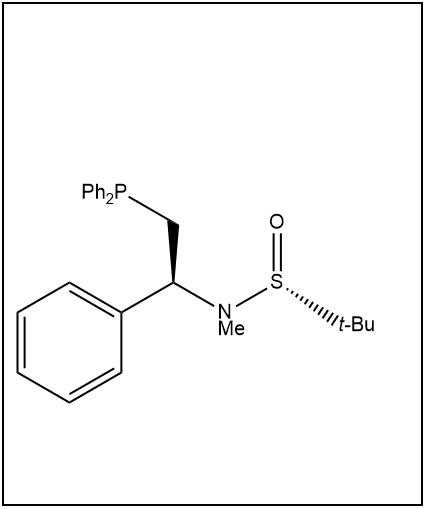 S(R)]-N-[(1S)-2-(二苯基膦)-1-苯基乙基]-N-甲基-2-叔丁基亞磺酰胺,S(R)]-N-[(1S)-2-(Diphenylphosphino)-1-phenylethyl]-N,2-dimethyl-2-propanesulfinamide