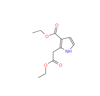 2-乙氧羰基甲基-1H-吡咯-3-甲酸乙酯,ETHYL 2-((ETHOXYCARBONYL)-METHYL)-1H-PYRROLE-3-CARBOXYLATE