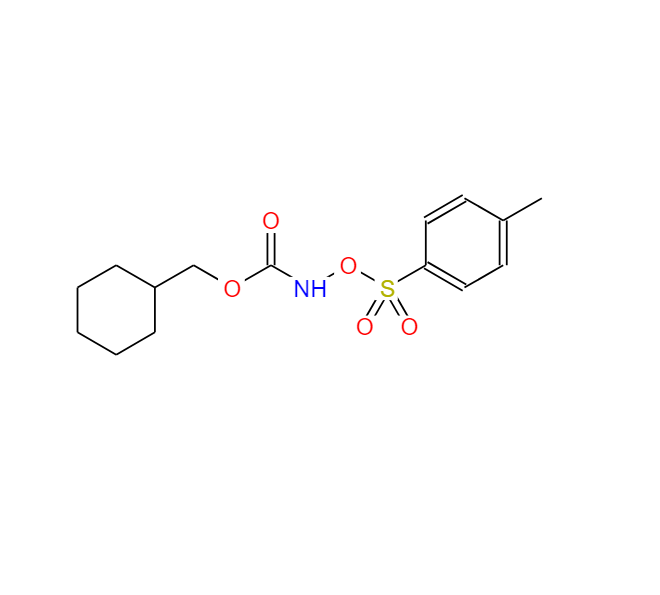 N-BOC-O-對甲基苯磺?；u胺,CyclohexylMethyl N-tosyloxycarbaMate