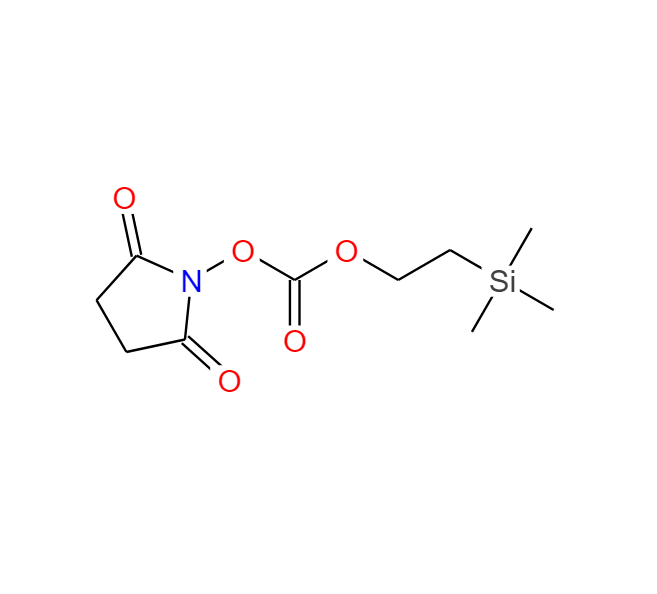 N-[2-(三甲基硅基)乙氧羰氧基]琥珀酰亚胺,1-(2-(TRIMETHYLSILYL)ETHOXYCARBONYLOXY)&
