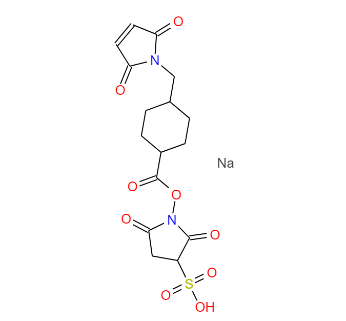 4-(N-马来酰亚胺甲基)环己烷-1-羧酸磺酸基琥珀酰亚胺酯钠盐,SULFO-SMCC