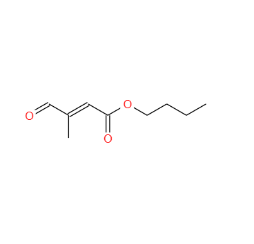 3-甲酰基巴豆酸丁酯,2-Butenoic acid, 3-methyl-4-oxo-, butyl ester, (2E)-