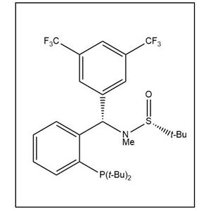 S(R)]-N-[(S)-(3,5-二(三氟甲基)苯基)[2-(二叔丁基膦)苯基]甲基]-N-甲基-2-叔丁基亞磺酰胺,S(R)]-N-[(S)-3,5-Bis(trifluoromethyl)phenyl)[2-(di-tert-butylphosphino)phenyl]methyl]-N,2-dimethyl-2-propanesulfinamide