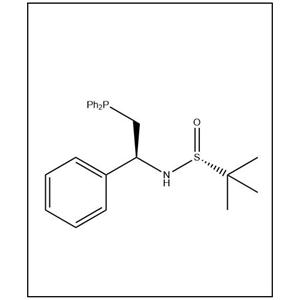 S(R)]-N-[(1S)-2-(二苯基膦)-1-苯乙基]-2-叔丁基亚磺酰胺,S(R)]-N-[(1S)-2-(Diphenylphosphino)-1-phenylethyl]-2-methyl-2-propanesulfinamide
