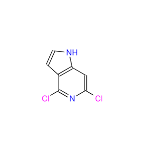 4,6-二氯-1H-吡咯并[3,2-C吡啶,4,6-DICHLORO-1H-PYRROLO-[3,2-C]-PYRIDINE