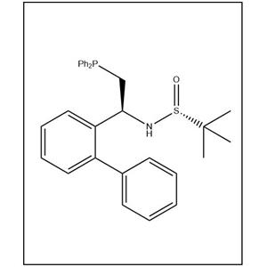 S(R)]-N-[(1S)-1-[1,1'-联苯]-2-(二苯基膦)乙基]-2-叔丁基亚磺酰胺 1936438-14-0