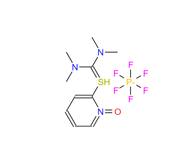 N,N,N',N'-四甲基-S-(1-氧代-2-吡啶基)硫脲六氟磷酸盐,N,N,N',N'-Tetramethyl-S-(1-oxido-2-pyridyl)thiuronium hexafluorophosphate
