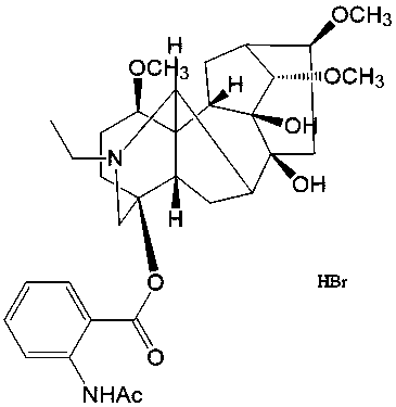 盐酸拉帕乌头碱,Lappaconitine Hydrobromide