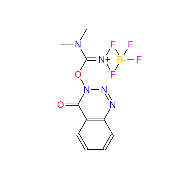 N,N,N',N'-四甲基-O-(3,4-二氢-4-氧代-1,2,3-苯并三嗪-3-基)脲四氟硼酸盐,N,N,N',N'-Tetramethyl-O-(3,4-dihydro-4-oxo-1,2,3-benzotriazin-3-yl)uronium tetrafluoroborate