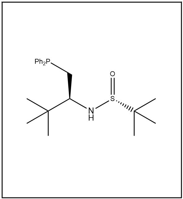 S(R)]-N-[(1S)-1-[(二苯基膦)甲基]-2,2-二甲丙基]-2-叔丁基亚磺酰胺,S(R)]-N-[(1S)-1-[(Diphenylphosphino)methyl]-2,2-dimethylpropyl]-2-methyl-2-propanesulfinamide