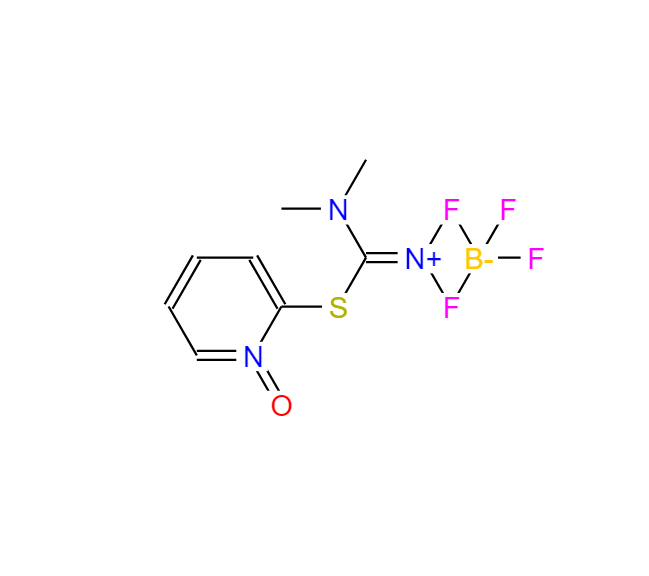 2-(1-氧化吡啶-2-基)-1,1,3,3-四甲基异硫脲四氟硼酸盐,2-(1-Oxy-pyridin-2-yl)-1,1,3,3-tetramethylisothiouronium tetrafluoroborate