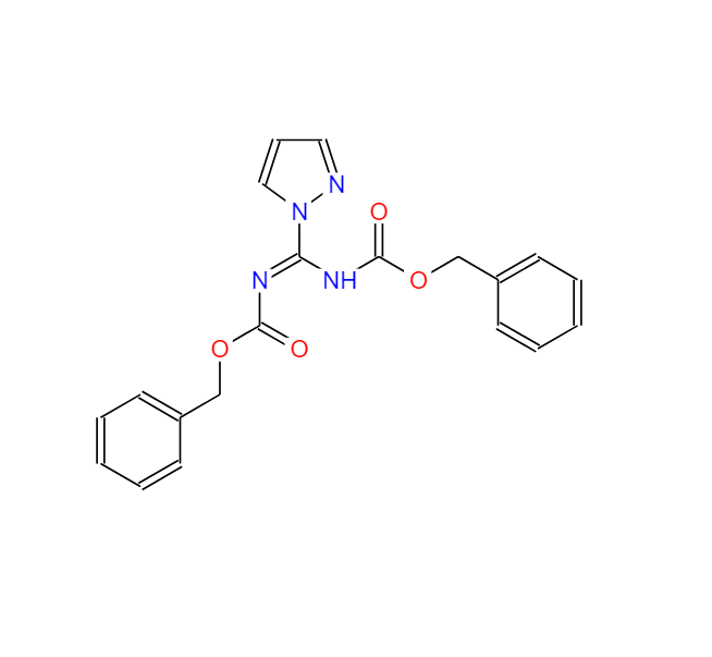 N,N'-双(苄氧羰基)-1H-吡唑-1-甲脒,N,N'-BIS-Z-1-GUANYLPYRAZOLE