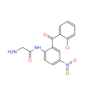 2-胺基乙酰氨基-5-硝基-2'-氯二苯甲酮,2-AMino-N-[2-(2-chlorobenzoyl)-4-nitrophenyl]acetaMide (ClonazepaM IMpurity)