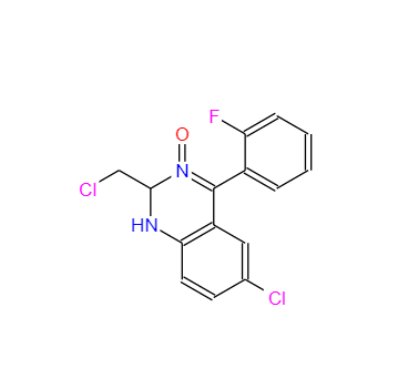 6-氯-2-(氯甲基)-4-(2-氟苯基)-1，2-二氫喹唑啉3-氧化物,6-Chloro-2-(chloroMethyl)-4-(2-fluorophenyl)-1,2-dihydroquinazoline 3-Oxide