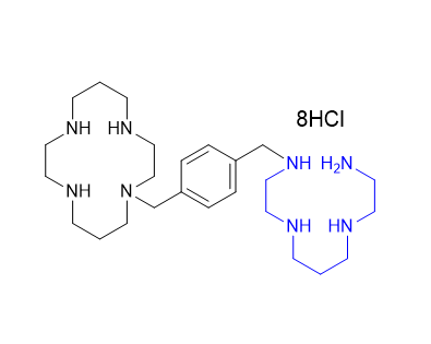 普樂沙福雜質(zhì)53,N1-(2-((4-((1,4,8,11-tetraazacyclotetradecan-1-yl)methyl)benzyl)amino)ethyl)-N3-(2-aminoethyl)propane-1,3-diamine octa-hydrochloride