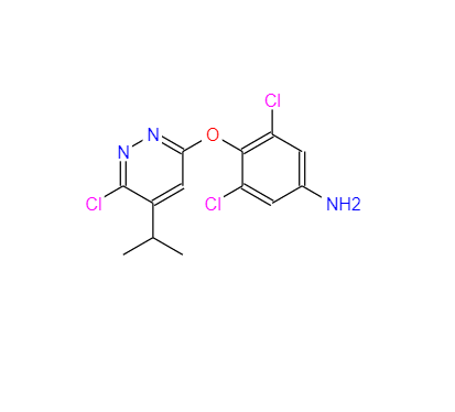 3,5-二氯-4-((6-氯-5-異丙基噠嗪-3-基)氧代)苯胺,3,5-dichloro-4-((6-chloro-5-isopropylpyridazin-3-yl)oxy)aniline(WXG00196)