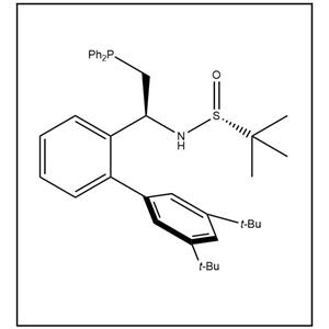 S(R)]-N-[(1S)-1-[3',5'-双(叔丁基)[1,1'-联苯]-2-(二苯基膦)乙基]-2-叔丁基亚磺酰胺