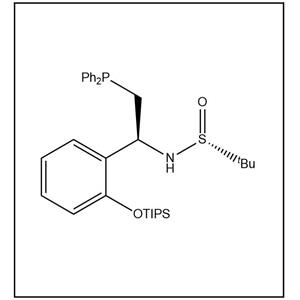 S(R)]-N-[(1R)-1-[2-((三异丙基硅氧)苯基)]-2-(二苯基膦)乙基]-2-叔丁基亚磺酰胺