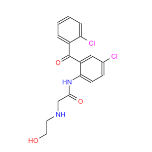 N-(4-氯-2-(2-氯苯甲酰)苯基)-2-((2-羟基乙基)氨基)醋胺石