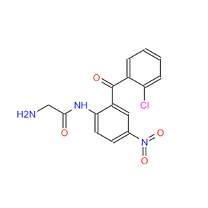 2-胺基乙酰氨基-5-硝基-2'-氯二苯甲酮