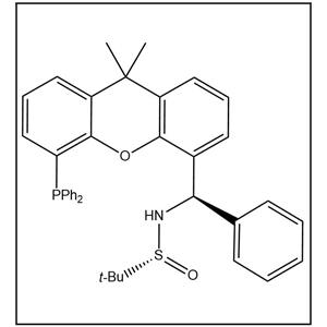 S(R)]-N-[(R)-[5-(二苯基膦)-9,9-二甲基-9H-4-氧雜蒽]苯甲基]-2-叔丁基亞磺酰胺 2757083-08-0