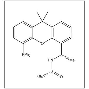 S(R)]-N-[(S)-1-[5-(二苯基膦)-9,9-二甲基-9H-氧杂蒽]乙基]-2-叔丁基亚磺酰胺 2162939-90-2