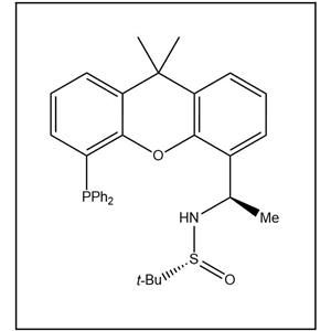 S(R)]-N-[(R)-1-[5-(二苯基膦)-9,9-二甲基-9H-氧杂蒽]乙基]-2-叔丁基亚磺酰胺