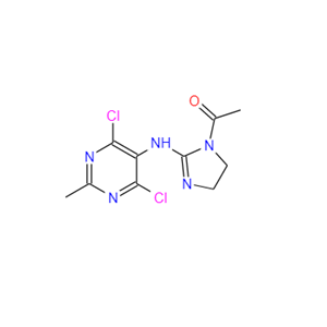 4,6-二氯-2-甲基-5-(1-乙酰基-2-咪唑啉-2)-氨基嘧啶,4,6-DICHLORO-2-METHYL-5-(1-ACETYL-2-IMIDAZOLIN-2-YL)-AMINOPYRIDINE