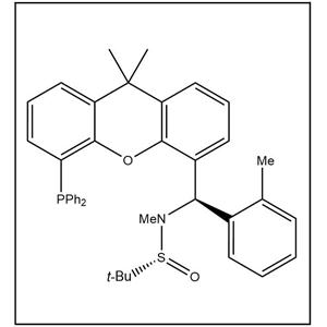S(R)]-N-[(R)-(2-苯甲基)[5-(二苯基膦)-9,9-二甲基-9H-氧杂蒽]甲基]-N-甲基-2-叔丁基亚磺酰胺
