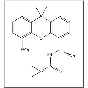 S(R)]-N-[(1S)-(金刚烷基)(5-二苯基膦-9,9-二甲基-9H-氧杂蒽)甲基]-2-叔丁基亚磺酰胺