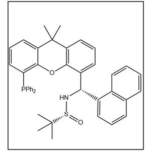 S(R)]-N-[(S)-(1-萘基)[5-(二苯基膦)-9,9-二甲基-9H-氧杂蒽]甲基]-2-叔丁基亚磺酰胺