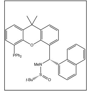 S(R)]-N-[(S)-(1-萘基)[5-(二苯基膦)-9,9-二甲基-9H-氧杂蒽]甲基]-N-甲基-2-叔丁基亚磺酰胺