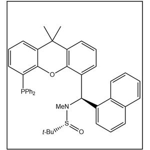 S(R)]-N-[(R)-(1-萘基)[5-(二苯基膦)-9,9-二甲基-9H-氧杂蒽]甲基]-N-甲基-2-叔丁基亚磺酰胺