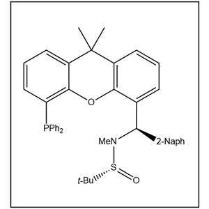 S(R)]-N-[(R)-(2-萘基)[5-(二苯基膦)-9,9-二甲基-9H-氧杂蒽]甲基]-N-甲基-2-叔丁基亚磺酰胺