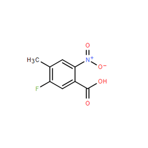 5-氟-4-甲基-2-硝基苯甲酸,Benzoic acid, 5-fluoro-4-methyl-2-nitro-