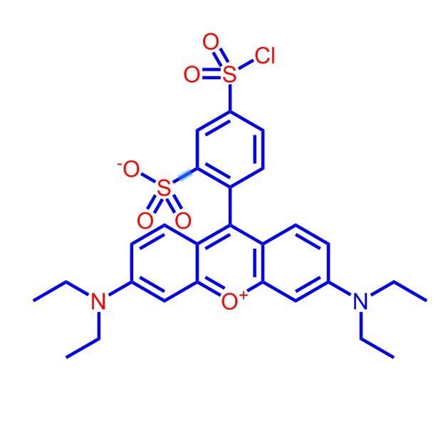 磺基羅丹明B磺酰氯,9-[4-(Chlorsulfonyl)-2-sulfonatophenyl]-3,6-bis(diethylamino)xanthylium