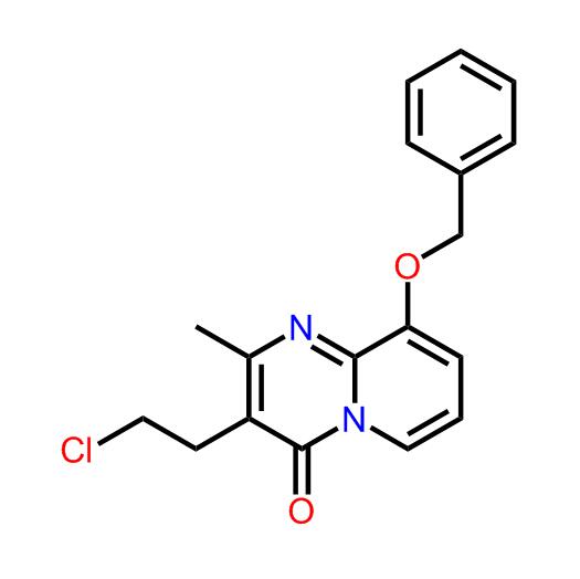 3-(2-氯乙基)-2-甲基-9-苄氧基-4H-吡啶并[1,2A]嘧啶-4-酮,9-(Benzyloxy)-3-(2-chloroethyl)-2-methyl-4H-pyrido[1,2-a]pyrimidin-4-one