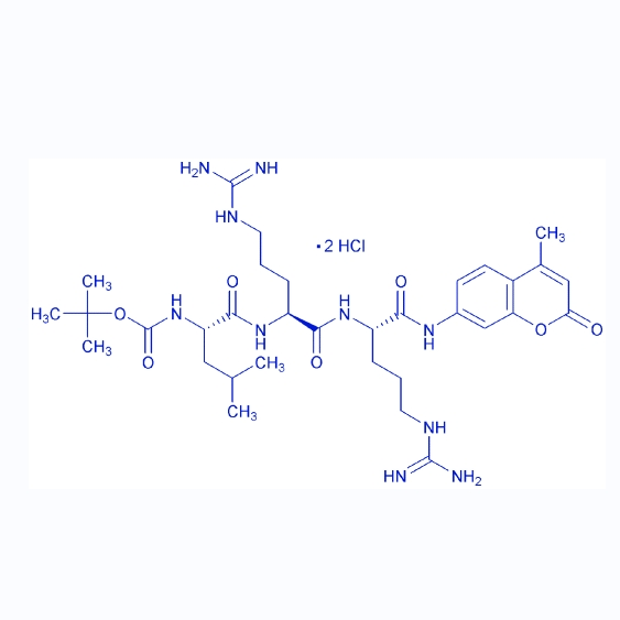底物多肽Boc-LRR-AMC,Boc-Leu-Arg-Arg-AMC