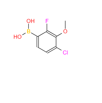 4-氯-2-氟-3-甲氧基苯硼酸,4-Chloro-2-fluoro-3-methoxyphenylboronic acid