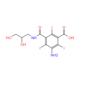 5-氨基-N-(2,3-二羟丙基)-2,4,6-三碘间苯二甲酰胺酸,3-AMino-5-[[(2,3-dihydroxypropyl)aMino]carbonyl]-2,4,6-triiodo-benzoic Acid