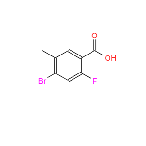 4-溴-2-氟-5-甲基苯甲酸