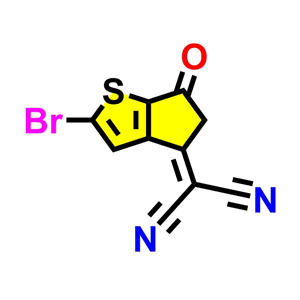 2322321-67-3 ；2-(2-bromo-4-oxo-4,5-dihydro-6H-cyclopenta[b]thiophen-6-ylidene)malononitrile