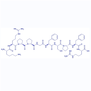 缓激肽前体肽H-Lys-Arg-Pro-Pro-Gly-Phe-Ser-Pro-Phe-Arg-OH,Lys-Bradykinin