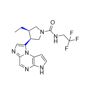 乌帕替尼杂质05,(3R,4S)-3-ethyl-4-(3H-imidazo[1,2-a]pyrrolo[2,3-e]pyrazin-8-yl)-N-(2, 2,2-trifluoroethyl)pyrrolidine-1-carboxamide