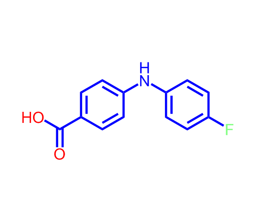 4-((4-氟苯基)氨基)苯甲酸,4-((4-Fluorophenyl)amino)benzoic acid