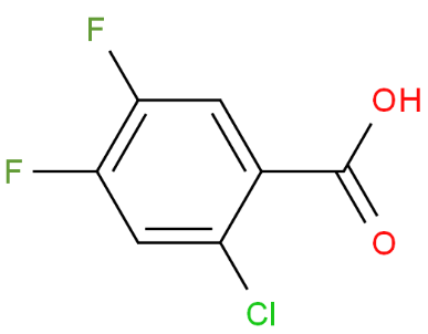 2-氯-4,5-二氟苯甲酸,2-Chloro-4,5-difluorobenzoic acid