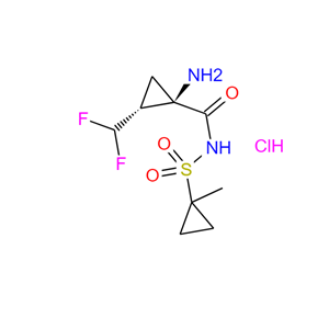 (1R,2R)-1-氨基-2-(二氟甲基)-N-[(1-甲基环丙基)磺酰基]环丙烷甲酰胺盐酸盐,(1R,2R)-1-amino-2-(difluoromethyl)-N-(1-methylcyclopropylsulfonyl)cyclopropanecarboxamide hydrochloride