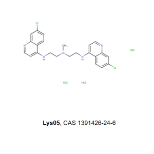 Lys05 是一种有效的水溶性溶酶体自噬抑制剂，具有抗肿瘤活性。