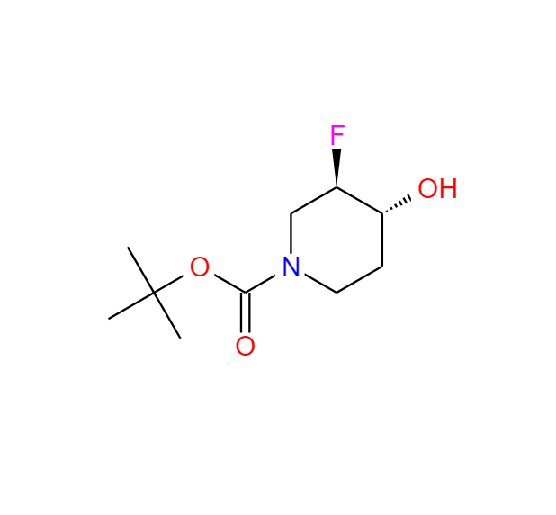 反式-3-氟-4-羟基哌啶-1-羧酸叔丁酯,2)Trans-tert-butyl 3-fluoro-4-hydroxypiperidine-1-carboxylate
