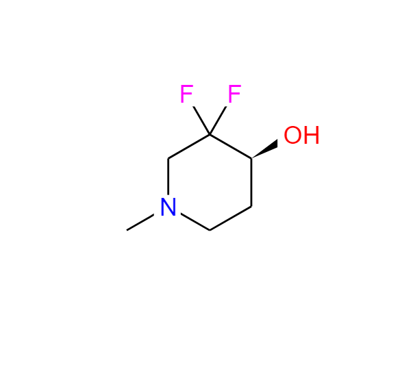 (S)-3,3-二氟-1-甲基哌啶-4-醇,(S)-3,3-difluoro-1-methylpiperidin-4-ol